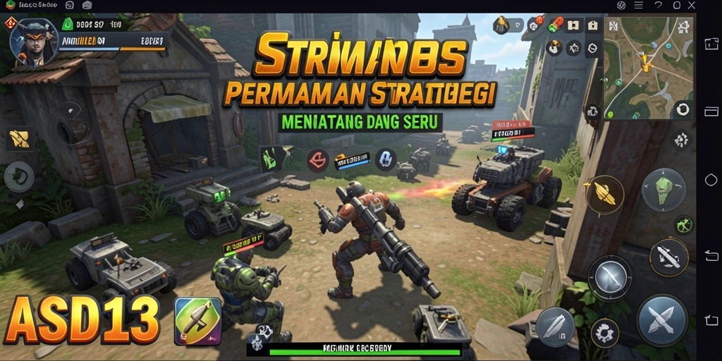 Screenshot utama dari gameplay <strong>ASD123</strong> yang menampilkan aksi strategi yang mendebarkan.