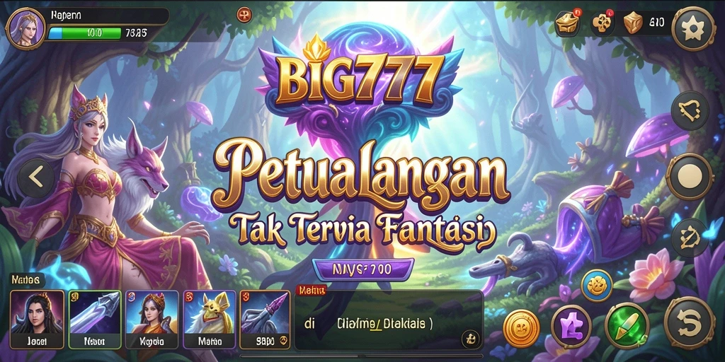 Tampilan menakjubkan dari gameplay petualangan BIG777.