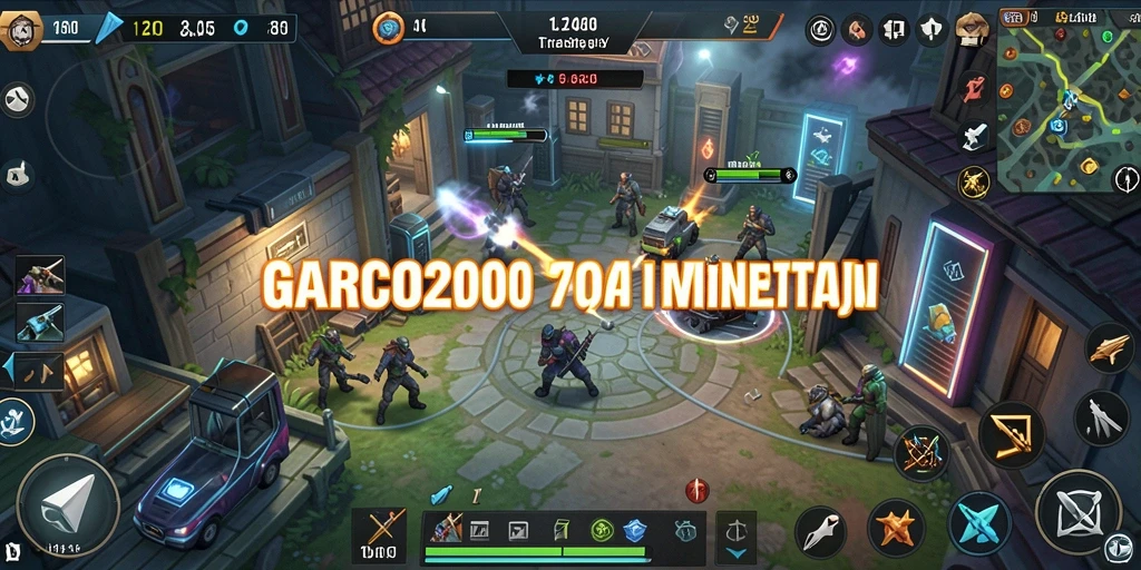 Tampilan gameplay menarik dari GARCO200 yang menggambarkan strategi pertempuran.