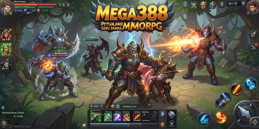 Tampilan gameplay MEGA388 yang menakjubkan dan mendalam.