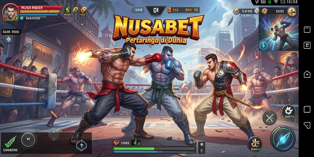 Tampilan menarik dari pertarungan di NUSABET dengan aksi mendebarkan.