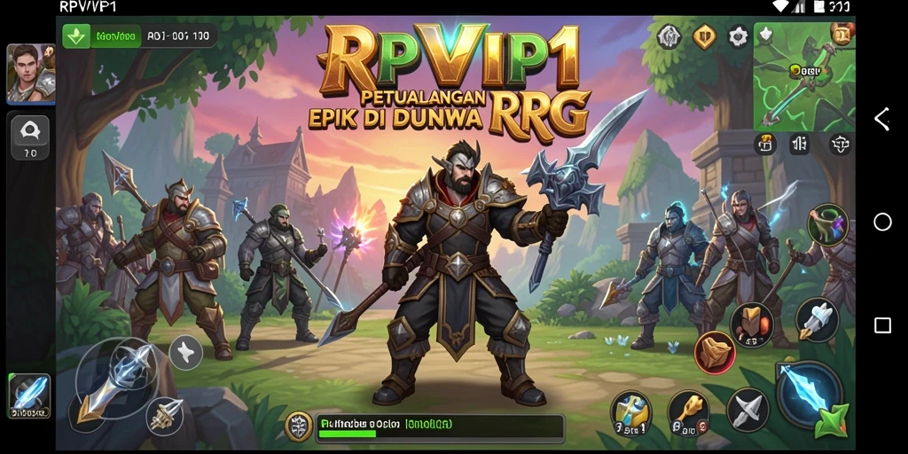 Beragam aksi seru dalam gameplay RPVIP1 yang memikat.