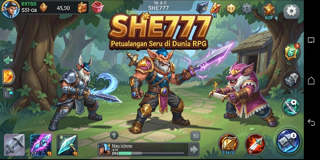 Menampilkan aksi gameplay epik di dunia RPG yang menakjubkan.