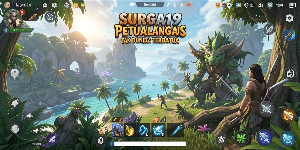Gameplay SURGA19 yang menakjubkan dalam dunia terbuka.