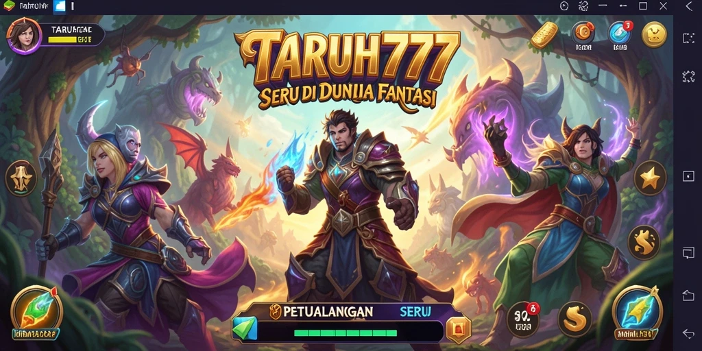Screenshot TARUH777 menampilkan petualangan seru dalam dunia fantasi.