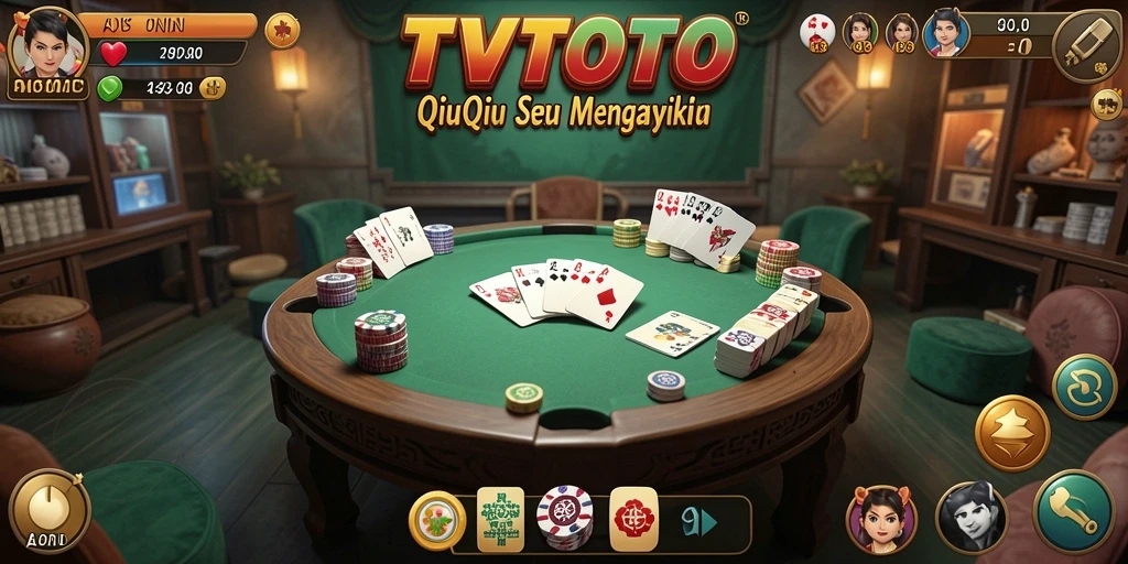 Tampilan gameplay TVTOTO yang seru dan mendebarkan.